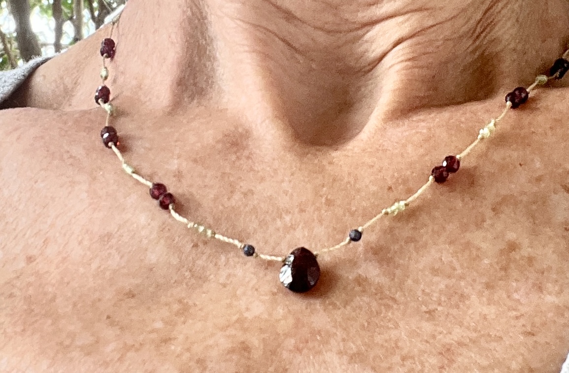 collier macramé